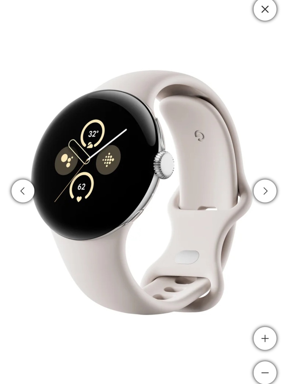 Google Pixel 2 Smartwatch with Porcelain Strap